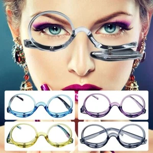 Glasses Folding Eyeglasses Rotating Makeup Reading Glasses Magnifying Glasses - Picture 1 of 14