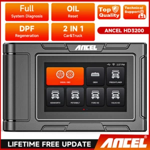 ANCEL HD3200 Heavy Duty Truck Diagnostic Tool DPF Regen Fit for FUSO Oil Reset - Bild 1 von 14