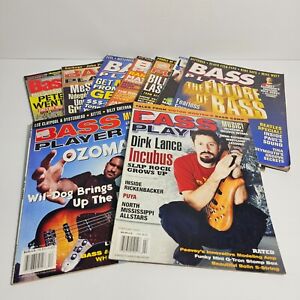 Bass Guitar Music Magazines Bundle lot of 9 Year 2001-2009 Free Post