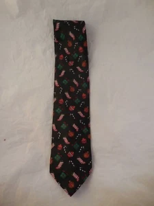 Calza cravatta vintage Hallmark Natale vacanze regali cravatta Yule auguri - Foto 1 di 2
