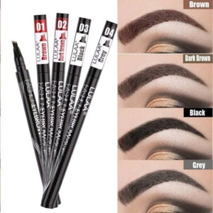Waterproof Fork Tattoo Sketch Tattoo Brow Tip Pen Eyebrow Microblade Four Pen - Picture 1 of 18