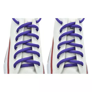 Tenis deportivas deportivas ovaladas 45" cordones ""púrpura"" de 2 pares - Imagen 1 de 1
