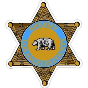 4 Inch Reflective Los Angeles County Sheriff Sticker Decal