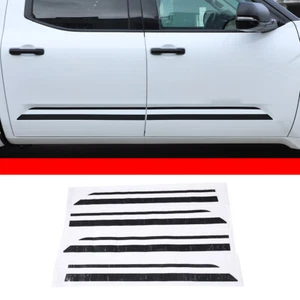 Black Car Door Body Fender Racing Decal Vinyl Sticker For Toyot Tundra 2022-2023 - Picture 1 of 12