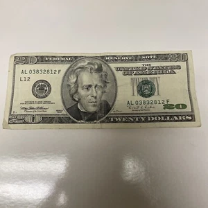 1996 Twenty Dollar Bill Federal Reserve Note Rare 29 Years Old Vintage - Picture 1 of 8