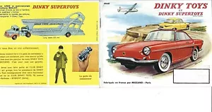 Dinky Toys Katalog Frankreich 1960 Stempel MASSE Paray Alte Post - Bild 1 von 3
