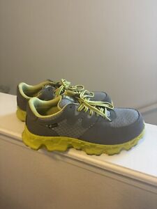 Timberland PRO Powertrain Sport Safety Shoes Sneakers Gray Lime Green 9 W WIDE