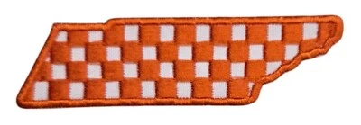 INSPIREME Tennessee Vols Checkerboard NCAA Football Embroidered Iron on Patch Volunteers