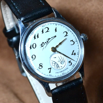 Raro Reloj Pulsera Vintage Pobeda Sturmanskie Soviético Para Hombre Sputnik Reparado Foto 1 de 4