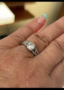 Tacori Wedding Set Size 8 - Picture 1 of 4