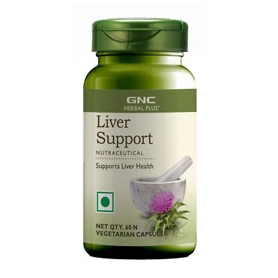 Suporte ao fígado GNC Herbal Plus 60 cápsulas  - Imagem 1 de 3