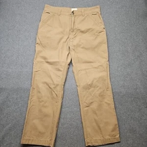 Field & Stream Stretch Utility Hose Herren 36x32 hellbraun beige khaki 5 Taschen Knopf - Bild 1 von 6