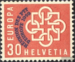 Suiza 681 nuevo con goma original 1959 ptt-conferencia - Imagen 1 de 1