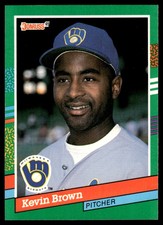1991 Donruss #674 Kevin Brown Milwaukee Brewers