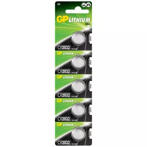 5 x GP Lithium CR2032 DL2032 CR 2032 3V Coin Cell Batteries - Picture 1 of 2
