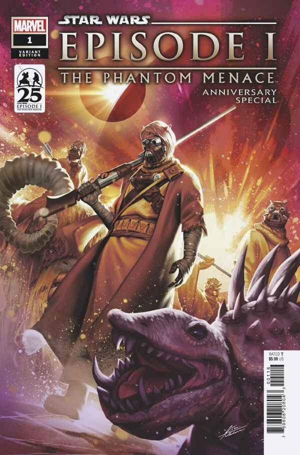 Star Wars: Phantom Menace 25th Anniversary Special #1 Mateus Manhanini Cover (Marvel Comics July 2024)
