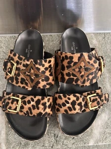 Louis Vuitton Cheetah Bom Dia Authentic Sandals - Picture 1 of 2