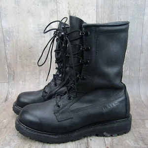 Bates Combat Boots Herren 6,5 R schwarz Leder Gore-Tex Stiefel Vibram ICW 11460 - Bild 1 von 10