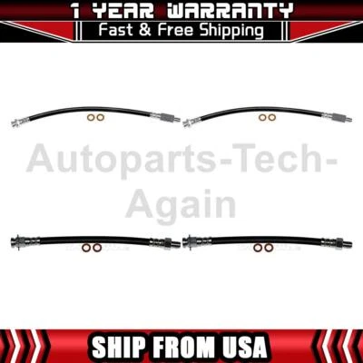 Manguera de freno delantera trasera Dorman 4X para Chevrolet Corvette 1963 1964 1965 1966 Foto 1 de 4