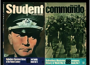 Ballantine's Illustrated History of World War II lot (2) Commando + Kurt Student - Picture 1 of 2