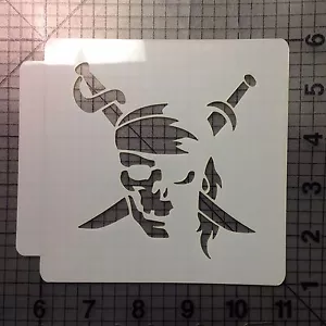 Plantilla Pirate Skull 100 - Imagen 1 de 1