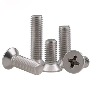 Viti Phillips svasate in acciaio inox M3 / 3 mm A2 bulloni macchina GB/T819 - Foto 1 di 8