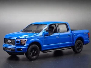 2015-2020 Ford F150 Pick-Up Camion Blu 1:64 Scala da Collezione Modellino Auto - Foto 1 di 8