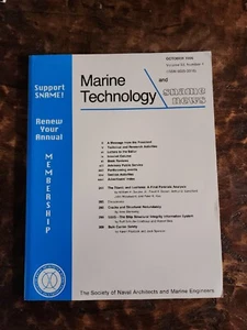 Marine Technology And Sname News October 1996 Volume 33 Number 4 Military - Picture 1 of 15