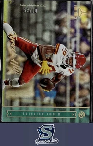 2022 Panini Luminance #100 Tyreek Hill Teal #/35 - Foto 1 di 2