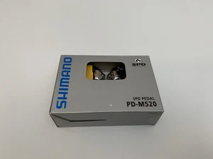 Shimano PD-M520 SPD Clipless Pedals, 9/16" New In Box - Picture 1 of 7