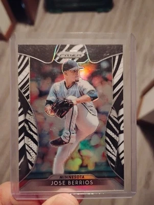 2019 Panini Prizm Zebra Prism /99 Jose Berrios Bluejays Free Ship - Image 1 of 2