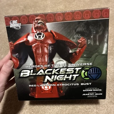 DC Direct - Blackest Night Red Lantern Atrocitus Bust #107 de 3500, edición limitada Foto 1 de 4