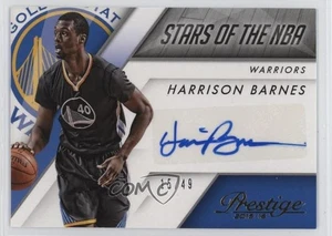 2015-16 Panini Prestige Stars of the NBA Firme /49 Harrison Barnes Auto - Foto 1 di 4