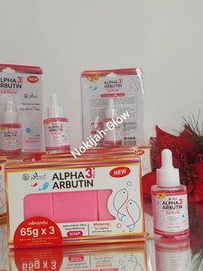 ❤️Alpha Arbutin 3plus Gluta Protezione UV 65g X 3 Pezzi + Siero Sbiancante Pelle - Foto 1 di 9