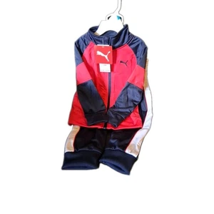Boy's 2PC Puma Kids Tracksuit Size 24 Mo NWT MSRP $40 - Picture 1 of 2