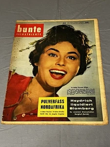 Vintage Bunte Illustrierte 1958 Volume 22 - May 31 1958 Collectible Magazine - Picture 1 of 8