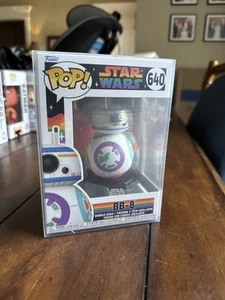 Funko Pop! Vinyl: BB-8 (Pride) - #640 - Star Wars - New With Protector - Picture 1 of 7
