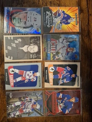 Lote de 8 tarjetas de los New York Rangers como en la foto **Combinar envío** Foto 1 de 4