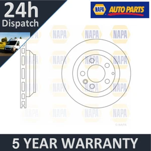 Fits VW Touareg Audi Q7 Porsche Cayenne NAPA Rear 1x Brake Disc 7L8615601C - Picture 1 of 2