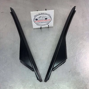 1997-04 C5 Corvette LH/RH Pair A-Pillar Windshield Reveal Moulding Trim Set OEM - Bild 1 von 7