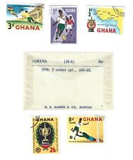 Ghana Set of 5 Scott 61 through 65 Inclusive