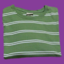 L.L. Bean Boys Shirt (Tee Style) Striped Short Sleeve 100% Cotton Regular Size M