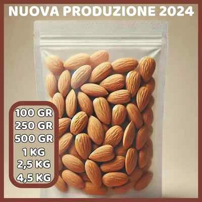 GUSTI D'APRILE Mandorle Sgusciate crude naturali Sicilia NUOVE Frutta secca Mandorla Siciliana