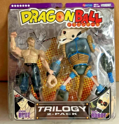 Figura Dragon Ball GT Trilogy 2 Pk 6 pulgadas GENERAL BLUE & PIRATE ROBOT 2006 Foto 1 de 4