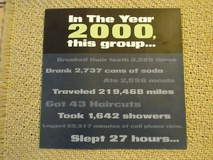 RASCAL FLATTS - COUNTRY MUSIC COLLECTABLES - 2000 Flyer für ACM Nomination - NEUWERTIG - Bild 1 von 3