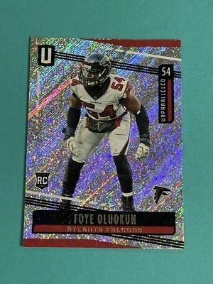 2019 Panini Unparalleled Foye Oluokun Rookie #137 Atlanta Falcons RC (C) - Image 1 of 2