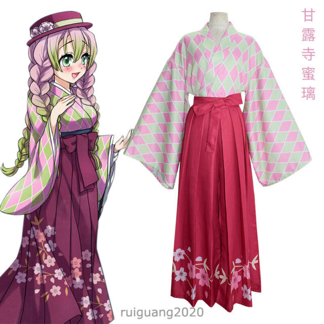 Disfraz de cazador de demonios de anime, disfraz de kimono para Halloween,  disfraz de disfraz para adultos y niños : : Juguetes y Juegos