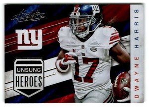 2016 Panini Absolute Unsung Heroes#20 Dwayne Harris