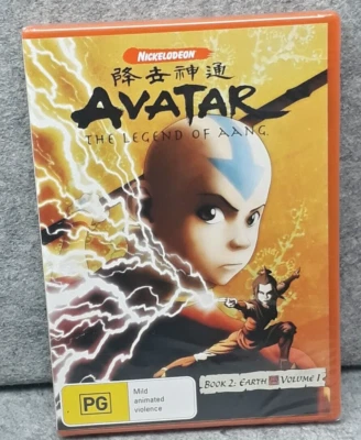 NEW: AVATAR The LEGEND OF AANG Book 2 Earth Volume 1 DVD Region 4 PAL - image 1 of 2