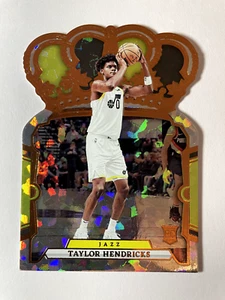 2023-24 Panini Crown Royale NBA Bronze Eis gestanzt Taylor Hendricks Jazz RC Karte - Bild 1 von 2